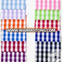 New Fashion!polyester cotton yarn dyed woven check plaid fabric for shirts